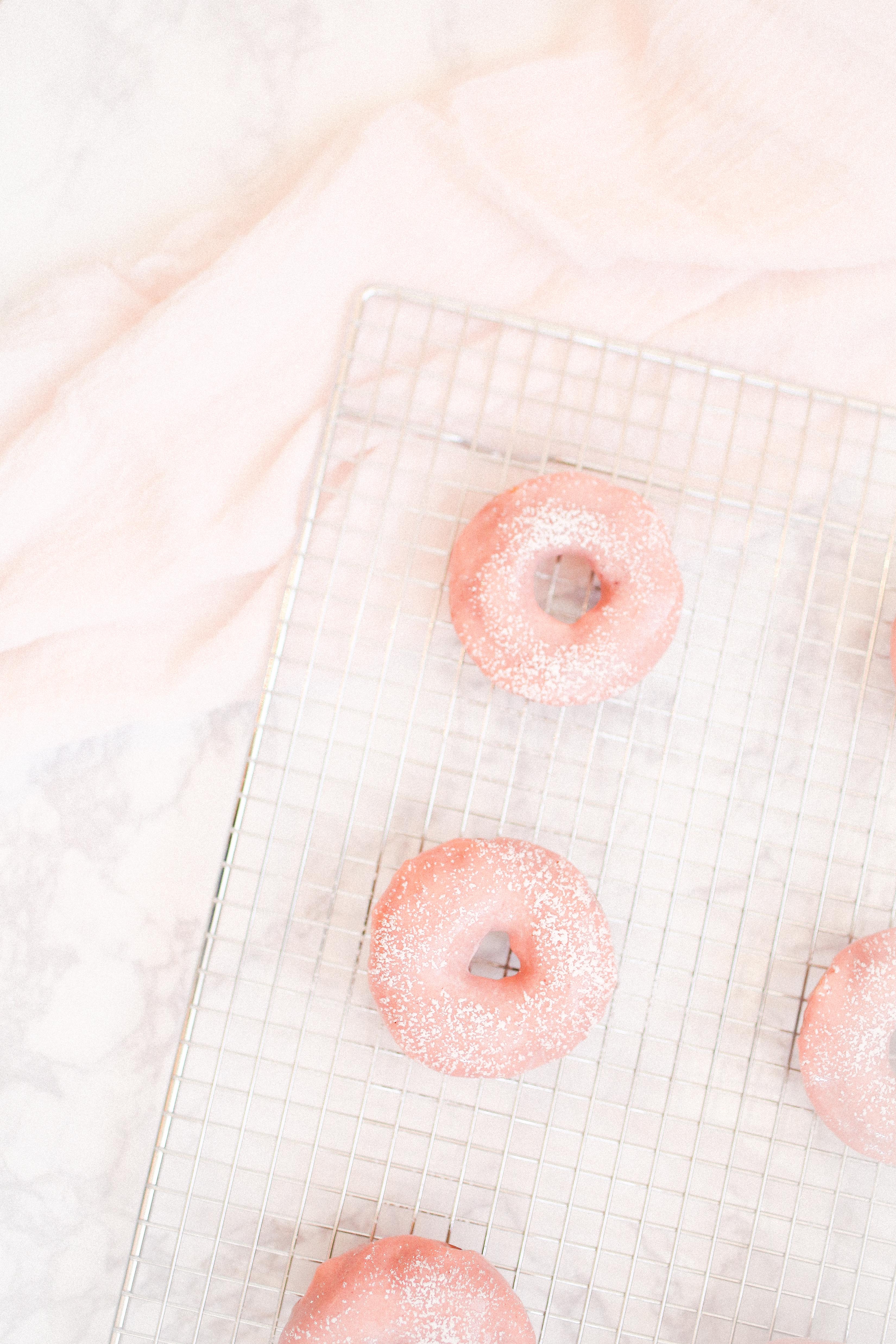 Healthy Raspberry Almond Blender Donuts {Gluten-Free}